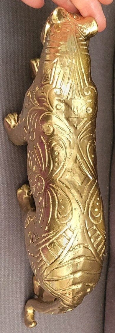 mooie gouden tijger, Ophalen of Verzenden, Zo goed als nieuw, Dier