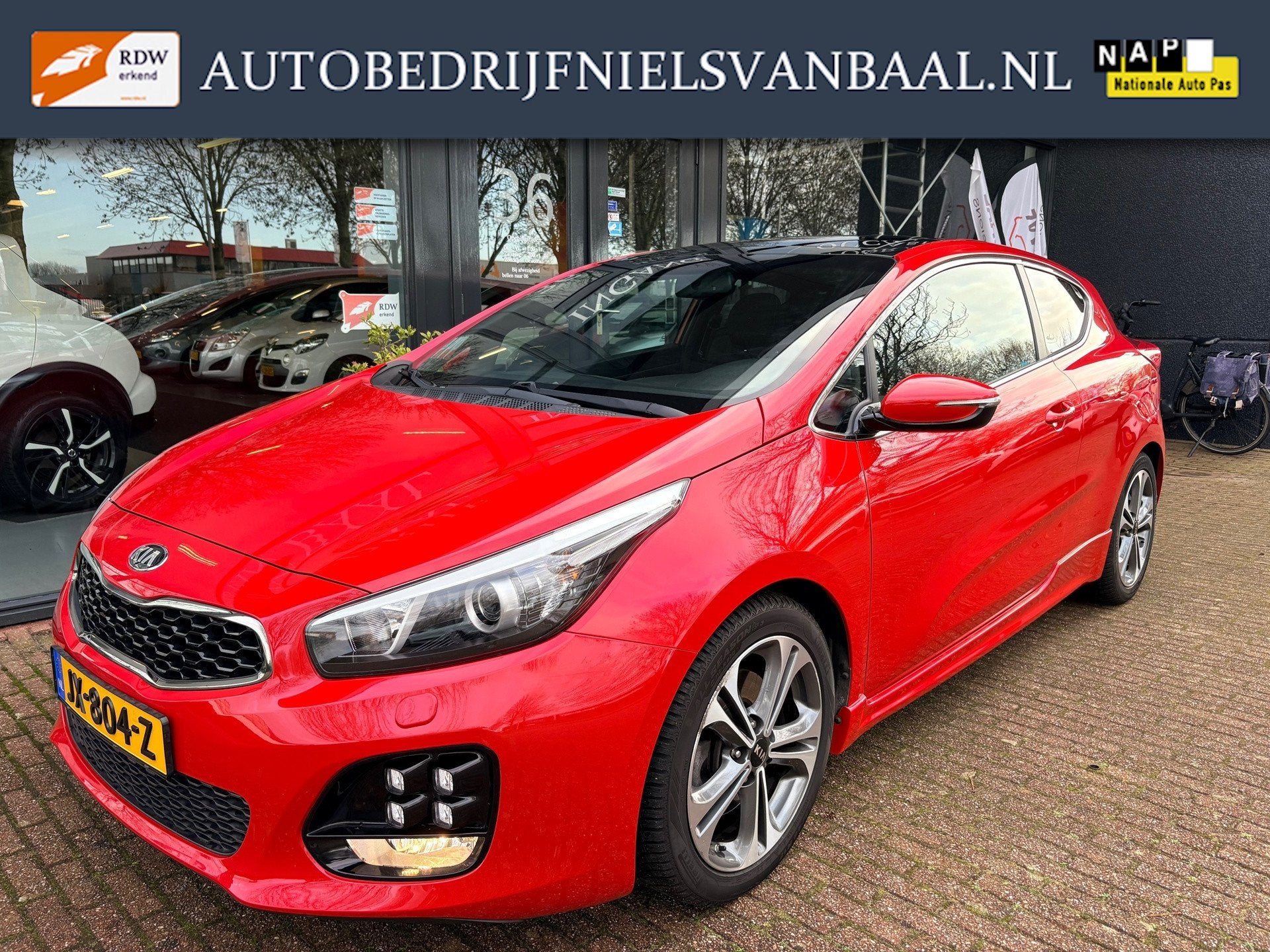Kia Pro_cee'd 1.0T-GDi GT-Line 61Dkm NAP/Pano/Clima/PDC/Navi, Voorwielaandrijving, Dealer onderhouden, Gebruikt, Origineel Nederlands