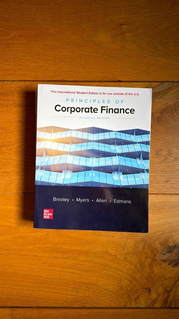Principles of Corporate Finance, Boeken, Diverse auteurs, Ophalen of Verzenden, Zo goed als nieuw, Economie en Marketing