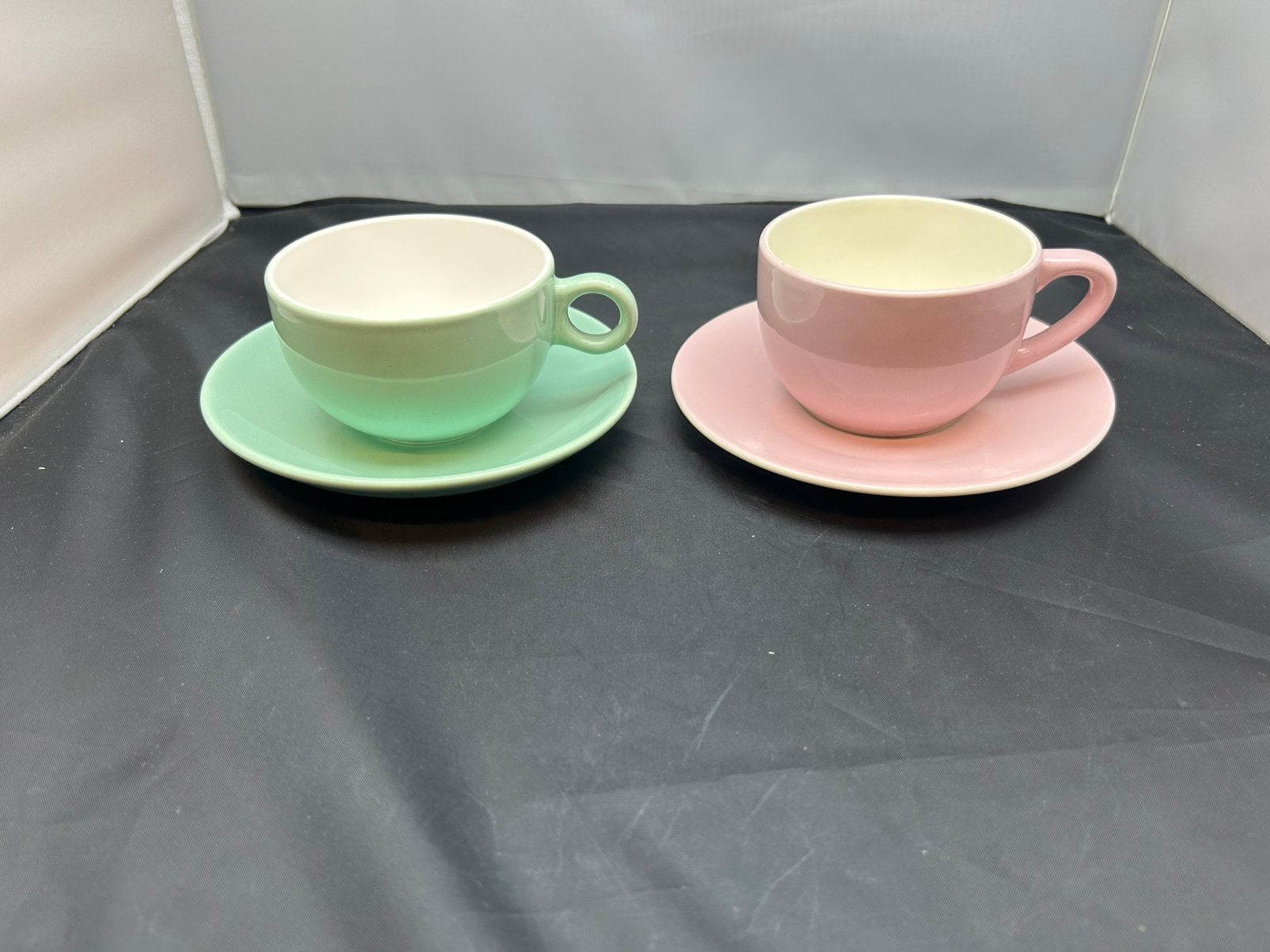 Vintage Italiaanse kopjes en schotels -  - Jaren 60/70, Ophalen