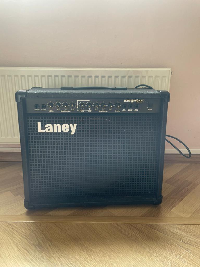Laney hardcore versterker 100W, Ophalen, Zo goed als nieuw, Gitaar, 50 tot 100 watt