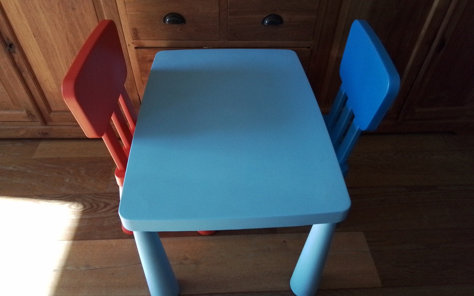 Ikea kinderset tafel met stoelen, Ophalen, Gebruikt, Tafel(s) en Stoel(en)