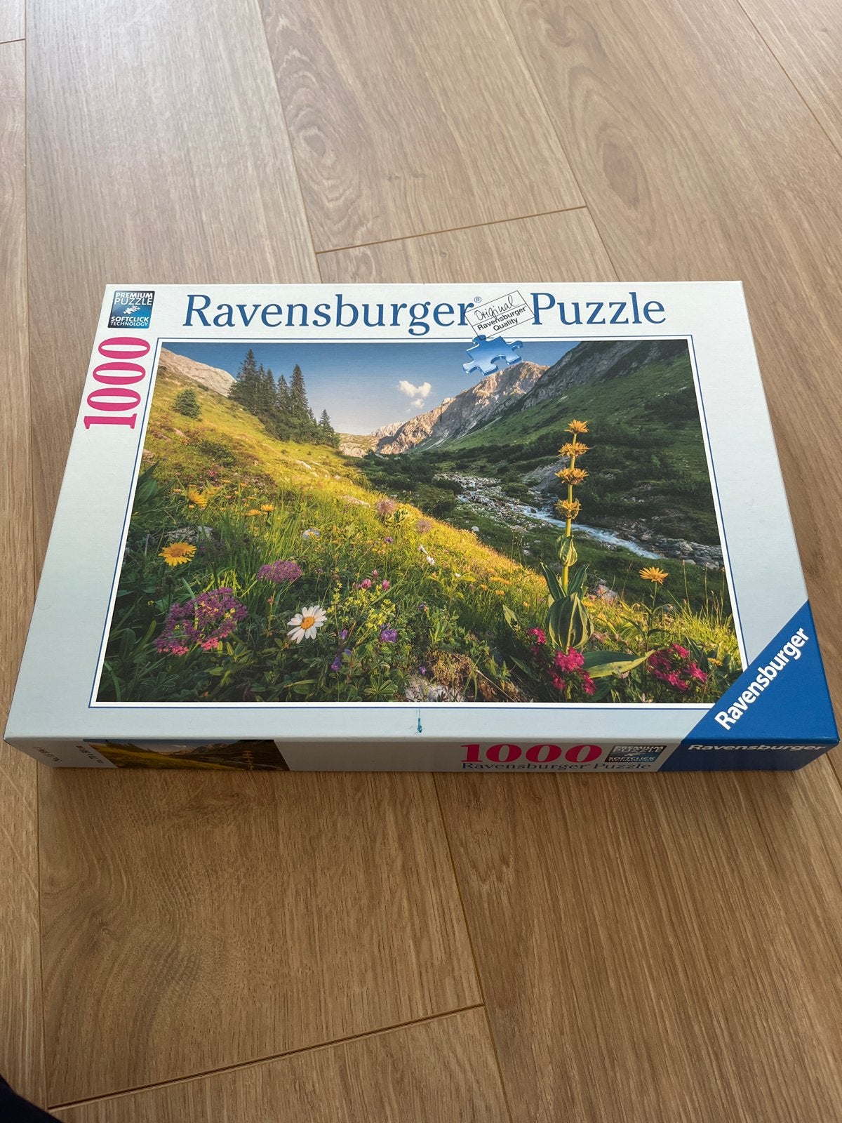 Ravensburger Legpuzzel 1000 stukjes - Berglandschap, Ophalen, 500 t/m 1500 stukjes, Zo goed als nieuw, Legpuzzel