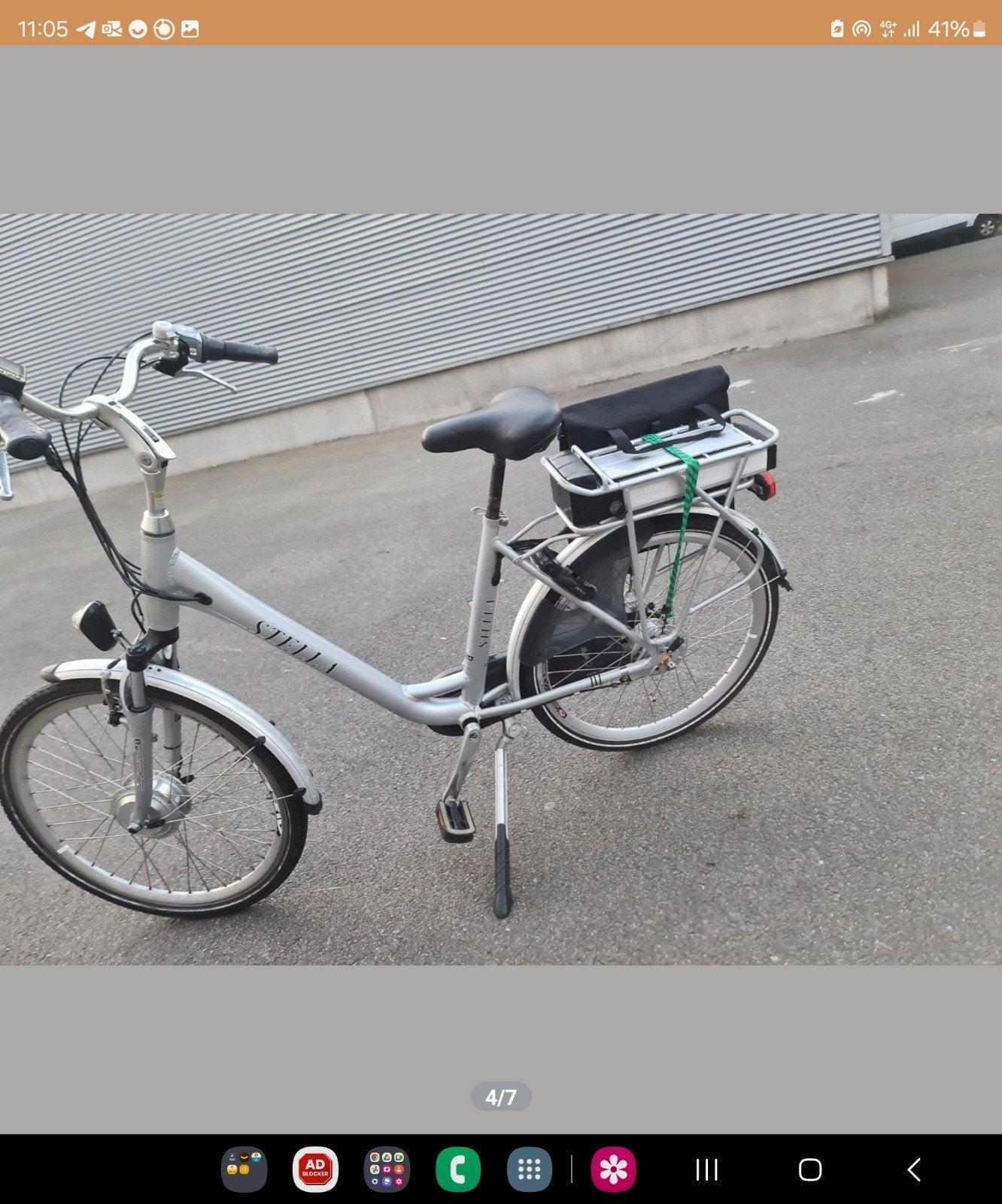 Stella elektrische fiets - Scherm defect, Fietsen en Brommers, Elektrische fietsen, 51 tot 55 cm, Ophalen, Gebruikt, 30 tot 50 km per accu