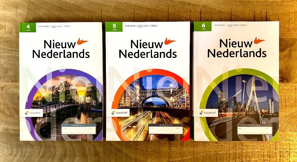 Nieuw Nederlands VWO 4, 5 en 6. Leerboeken 7e editie., VWO, Ophalen of Verzenden, Zo goed als nieuw, Noordhoff Uitgevers