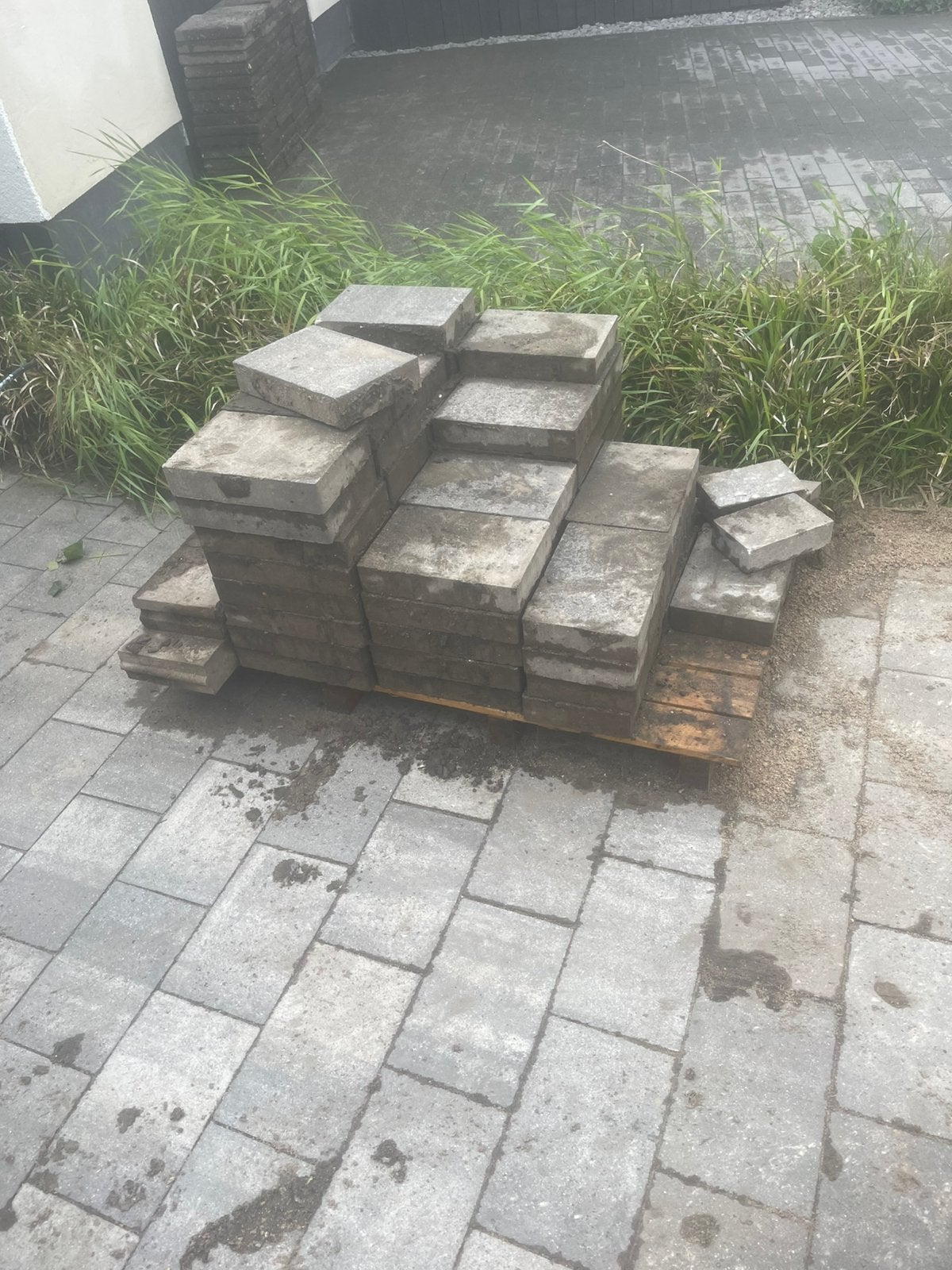 Stenen  5 cm dik 200/300, Ophalen of Verzenden, Zo goed als nieuw, Beton, Klinkers