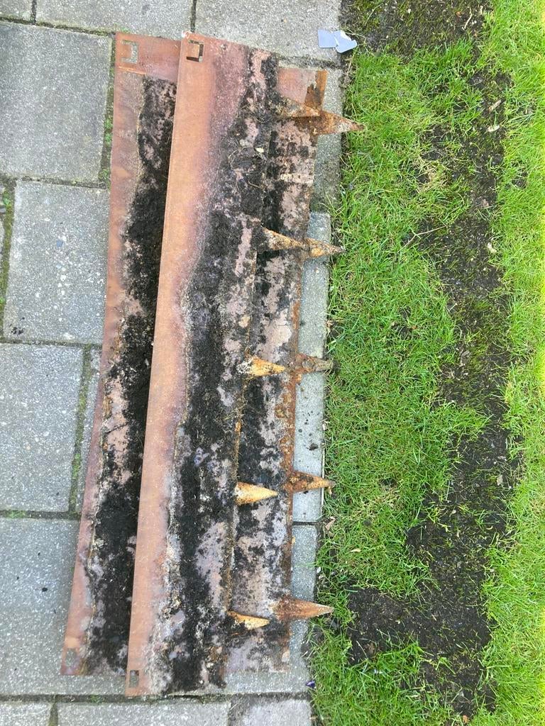 Cortenstaal borderrand, Tuin en Terras, Ophalen of Verzenden, Zo goed als nieuw, Overige materialen, Minder dan 25 cm