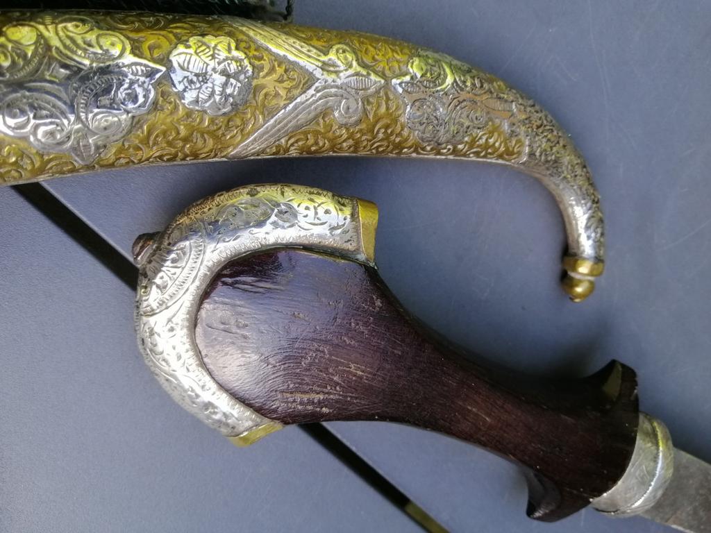 fraaie oude Arabische Berber dolk met zilver, Verzenden