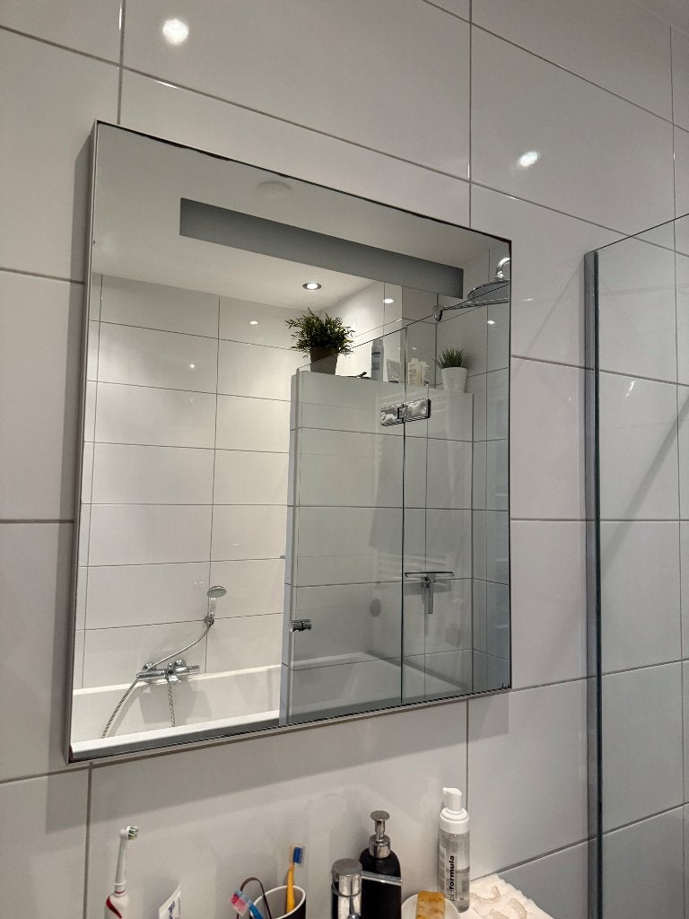 Spiegel voor badkamer / Mirror, Ophalen, Spiegelkast, 50 tot 100 cm, Zo goed als nieuw