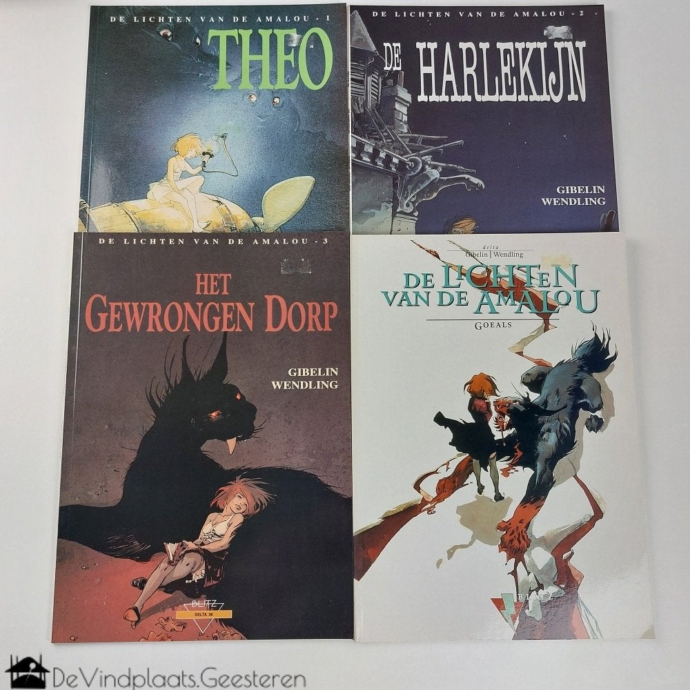 De Lichten van de Amalou – delen 1 t/m 4 - 1e drukken sc, Meerdere stripboeken, Ophalen of Verzenden, Zo goed als nieuw