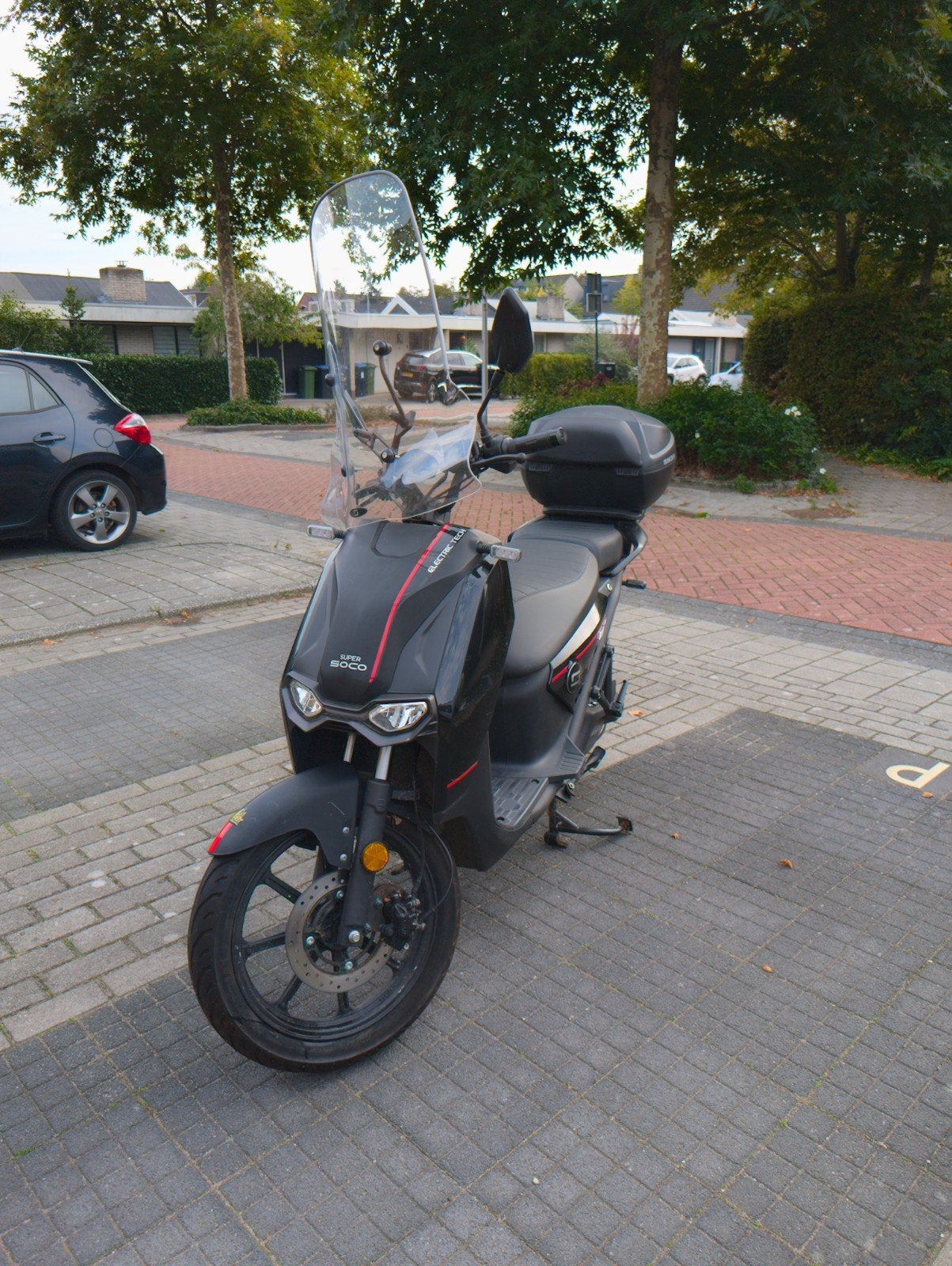 Super Soco CPX Elektrische Scooter, Fietsen en Brommers, Ophalen, Zo goed als nieuw, Elektrisch