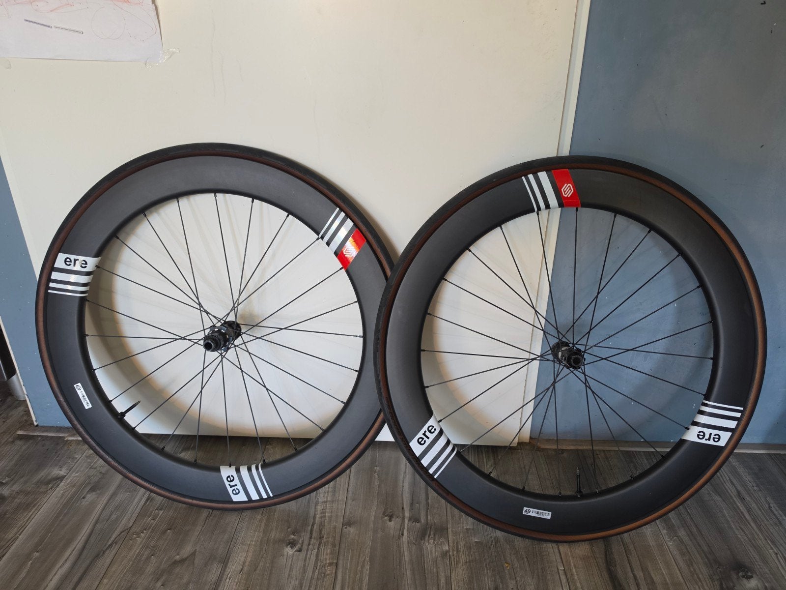 Ere Research Genus AE65 Carbon Wielset (Racefiets), Ere Research, Zo goed als nieuw, Racefiets, Carbon