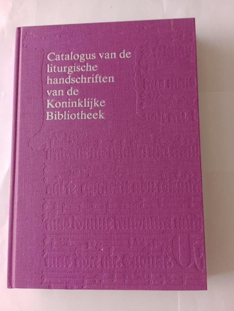 Catalogus liturgische handschriften Koninlijke Bibiotheek, Ophalen of Verzenden, Zo goed als nieuw, Diverse auteurs