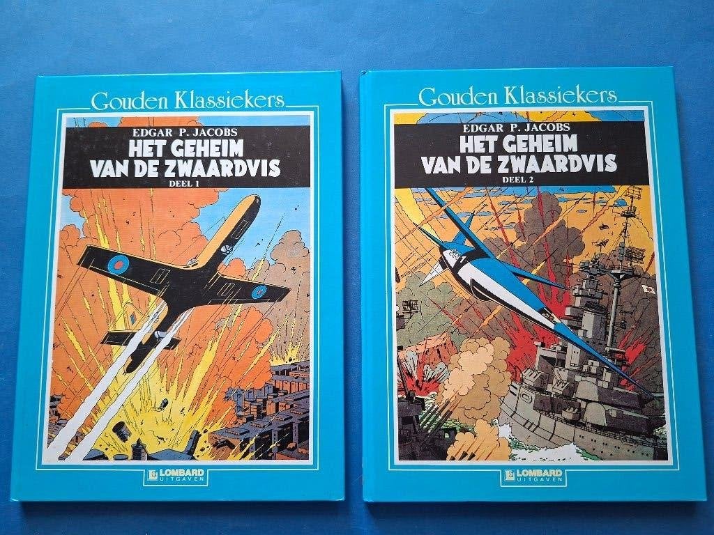 Het geheim van de zwaardvis - 1+2 - Edgar P. Jacobs, Eén stripboek, Verzenden, Zo goed als nieuw