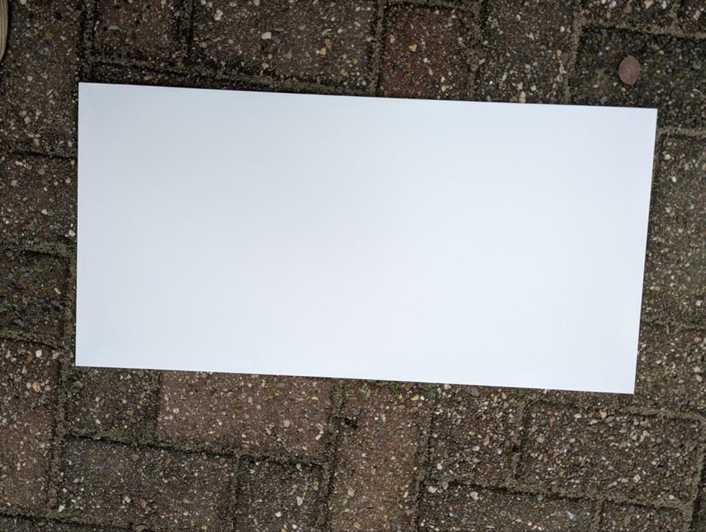 Badkamer wandtegel mat wit, Ophalen, 40 tot 60 cm, Nieuw, Minder dan 5 m²