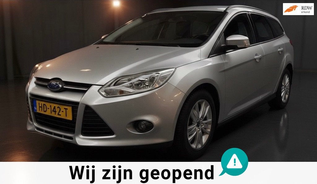 Ford Focus Wagon 1.0 EcoBoost Edition Plus-airco-elek ramen-, Auto's, Euro 5, 101 pk, Gebruikt, Handgeschakeld