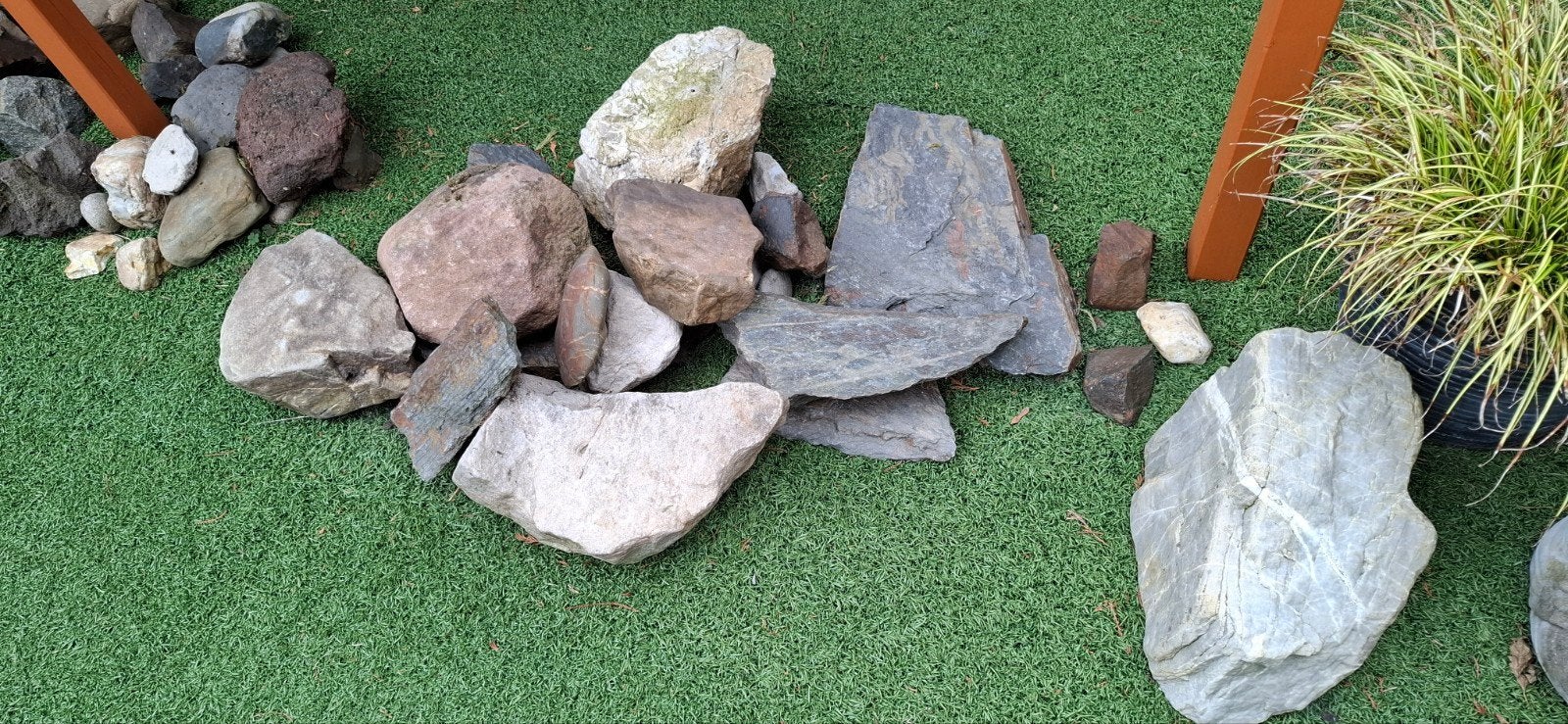 Gratis,verschillende keien, Tuin en Terras, Ophalen