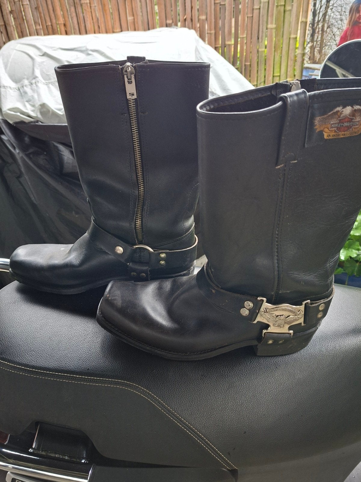 Harley-Davidson motorlaarzen - Maat 46, Ophalen of Verzenden, Zwart, Boots