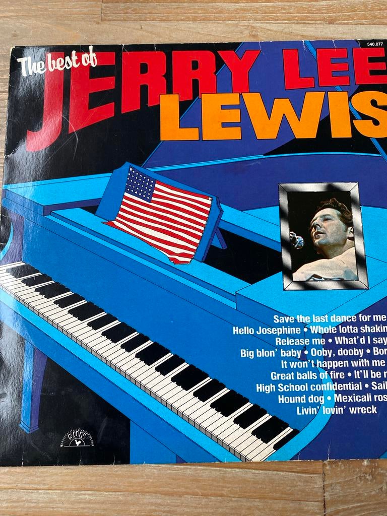 Jerry Lee Lewis - The Best Of (Vinyl LP), Gebruikt, Ophalen of Verzenden, 1970 - 1979, Complilatie