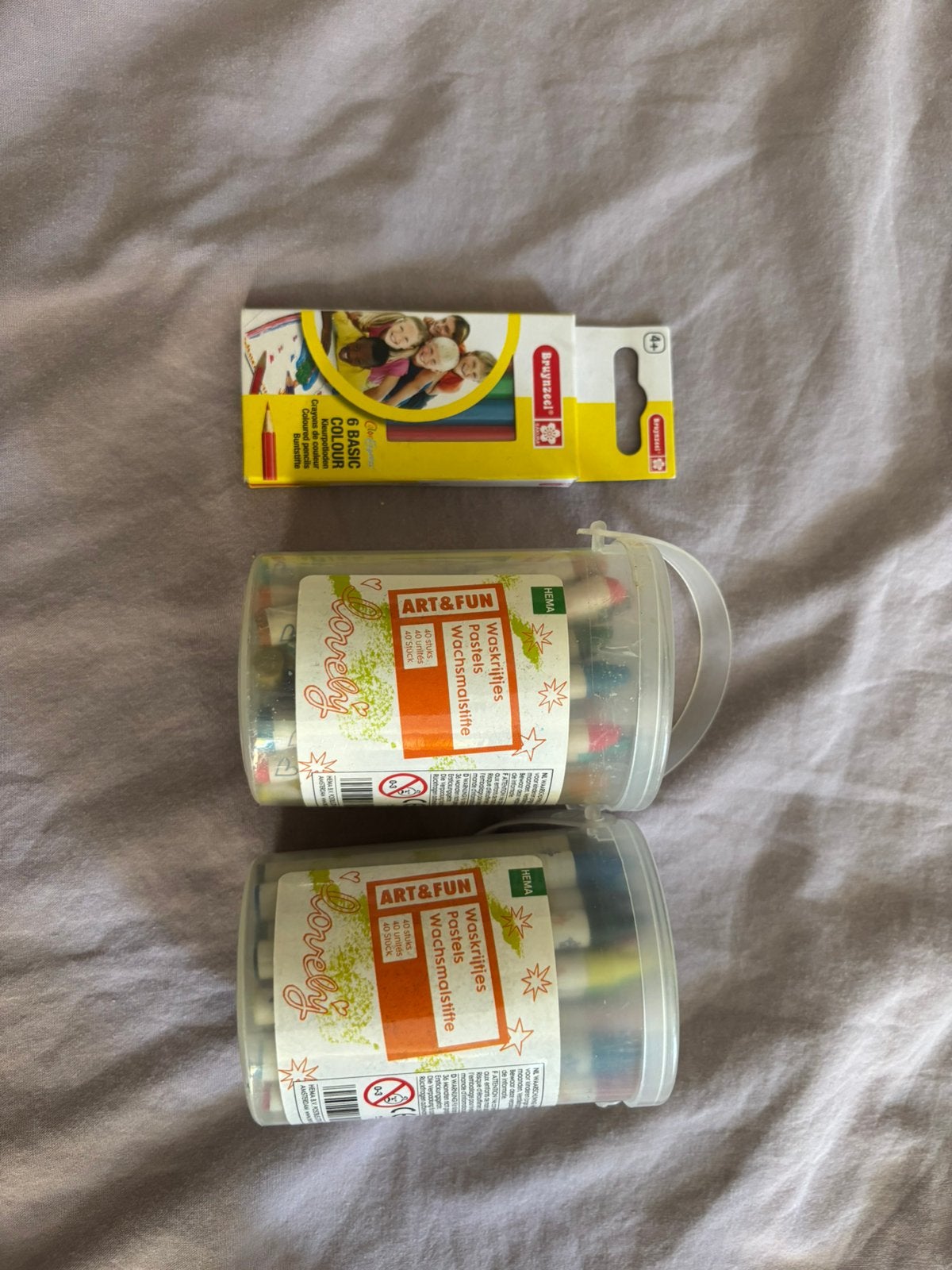 Krijtjes & potlood setje, Ophalen, Zo goed als nieuw, Potlood of Stift