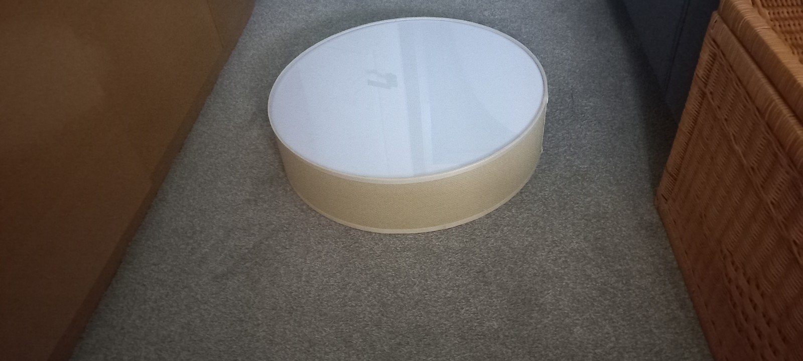 Plafondlamp Taupe Ø 50 cm - Zo goed als nieuw, Ophalen