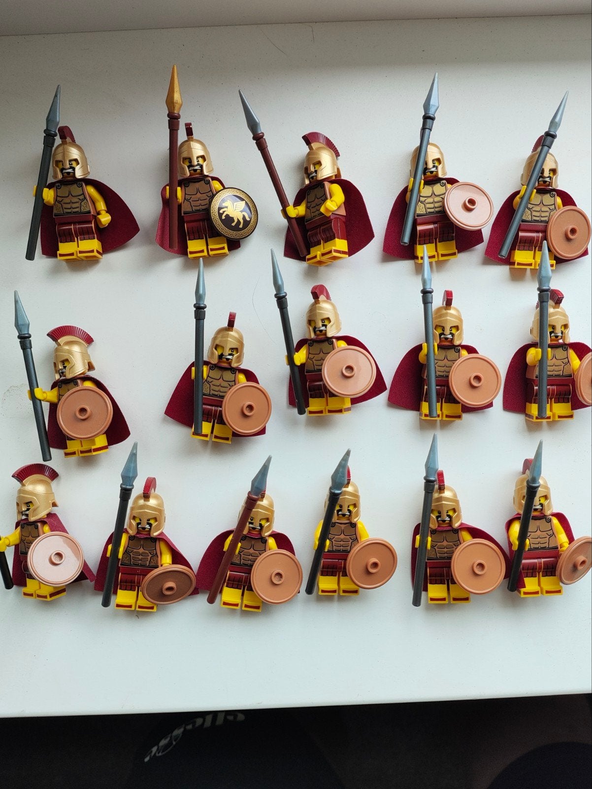 Lego Spartanen Serie 2 - Minifiguren (deels compleet), Ophalen of Verzenden, Gebruikt