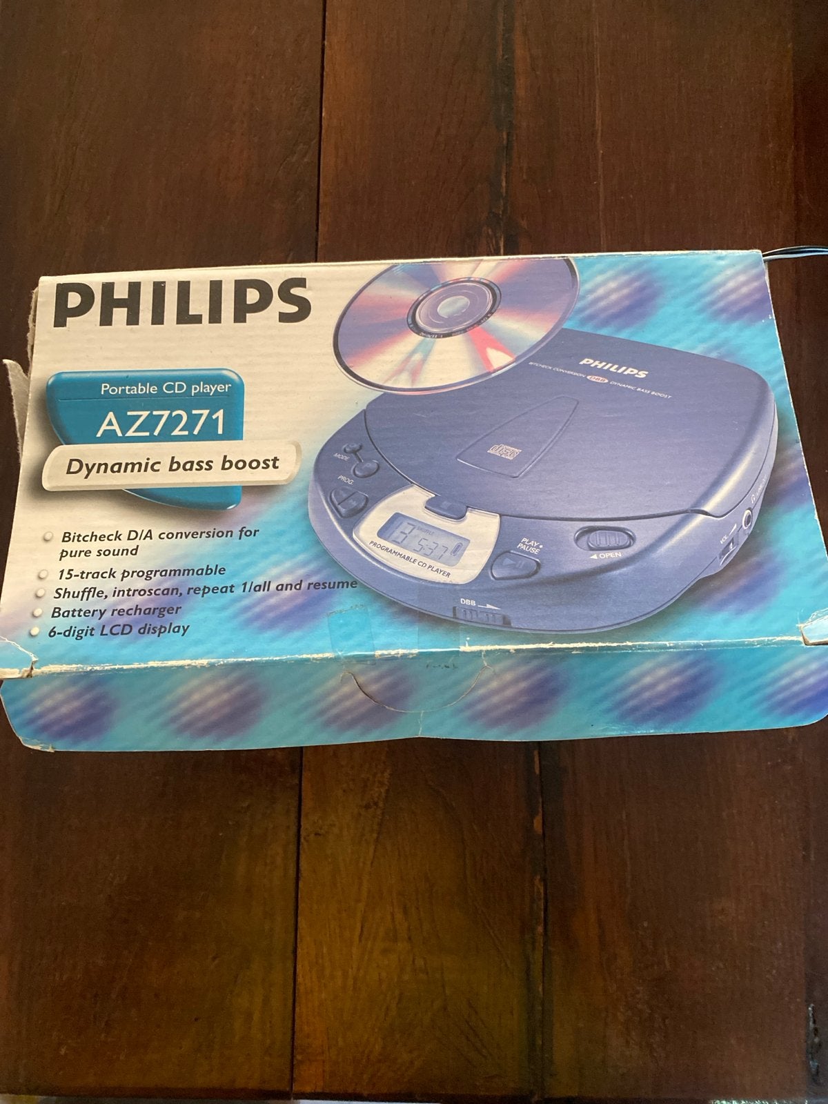 Philips AZ7271 Draagbare CD-speler met Dynamic Bass Boost, Ophalen of Verzenden, Gebruikt, Philips, Draagbaar