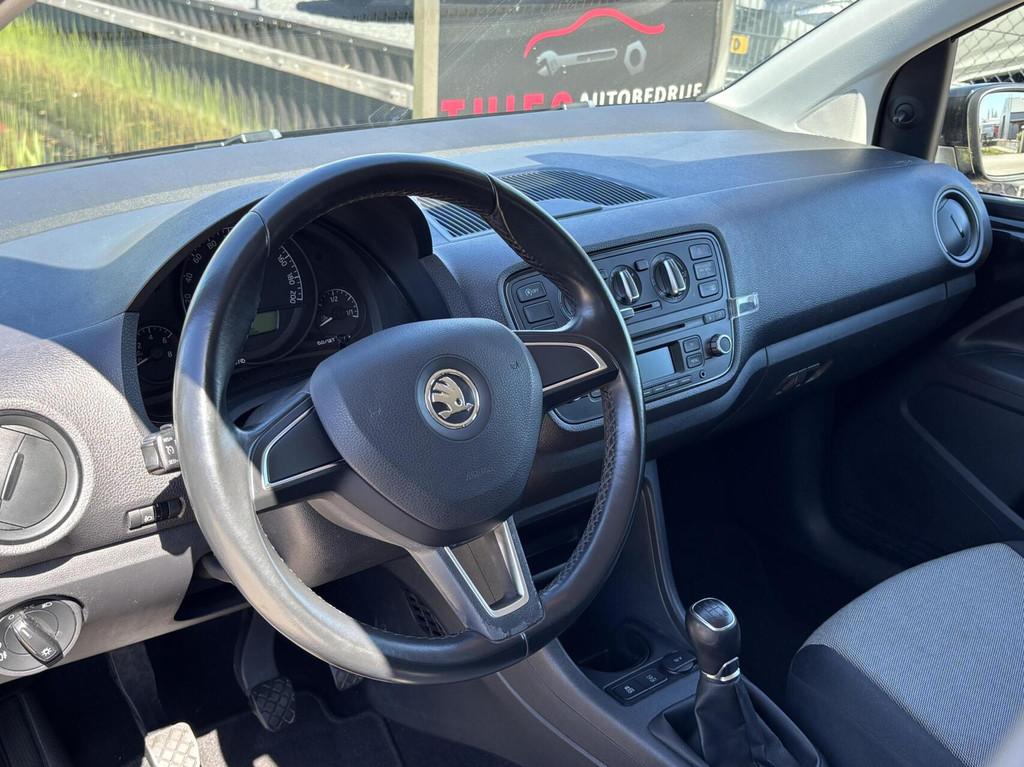 Skoda Citigo 1.0 Greentech Edition cruise airco 5 deurs, Auto's, Voorwielaandrijving, Euro 5, Start-stop-systeem, Gebruikt