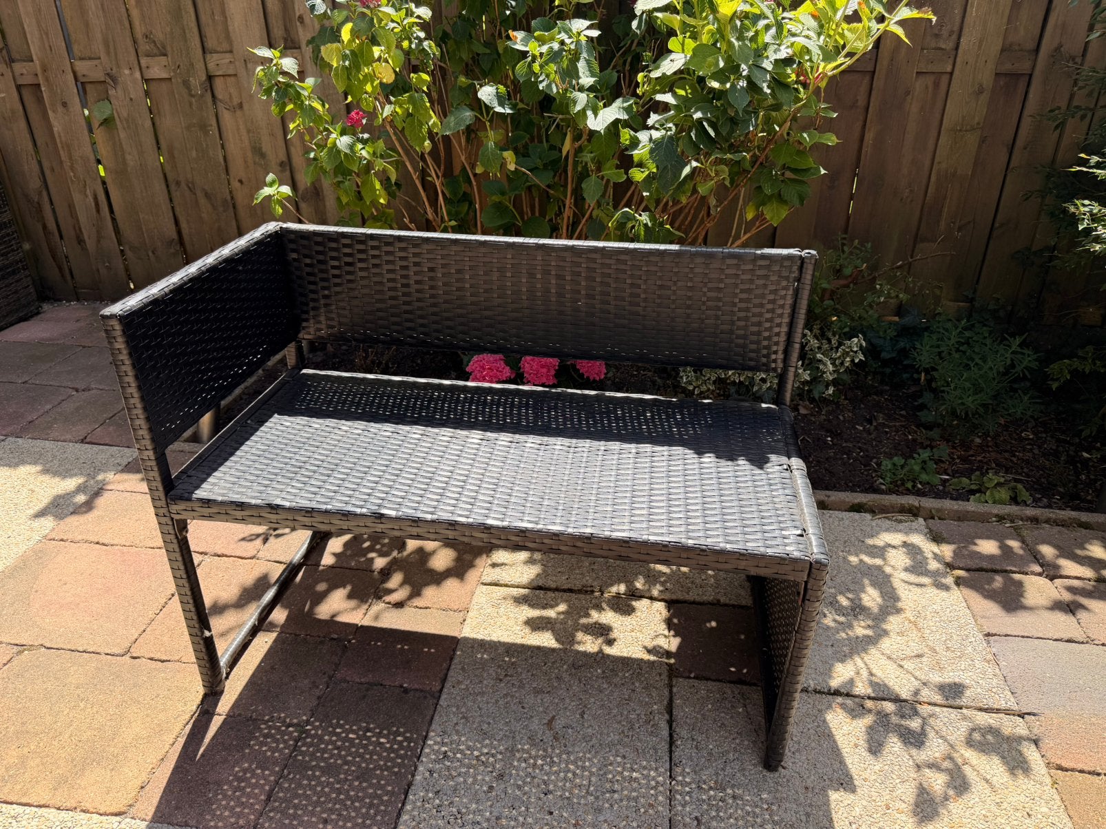 Tuinbank 100 cm / balkon bank, Tuin en Terras, Ophalen of Verzenden, Zo goed als nieuw, Hout
