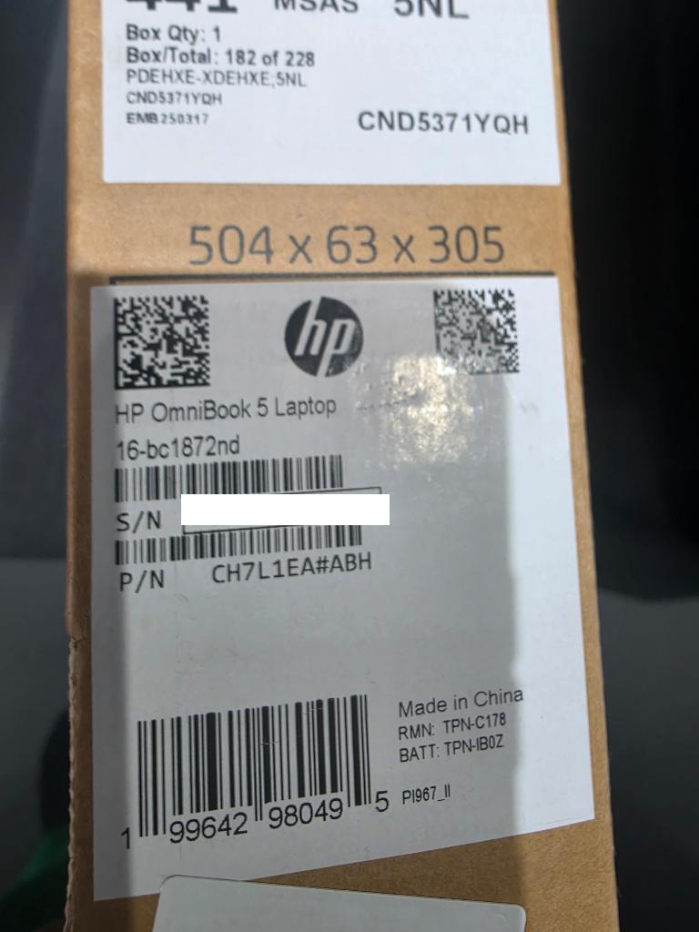 Gesealde HP Laptop te koop Ryzen 7 Windows 11`, Ophalen, 2 tot 3 Ghz, Nieuw, 512 GB