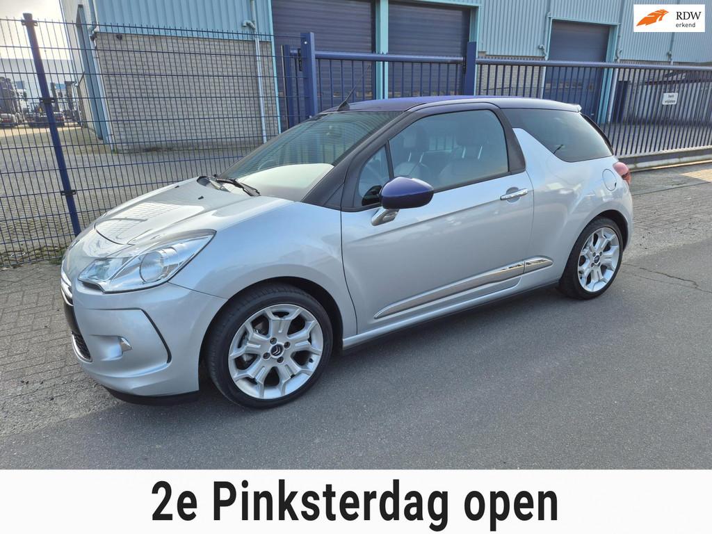 Citroen DS3 Cabrio 1.6 Sport Chic *153.149 KM*LEER*NAVI*17 I, Auto's, Voorwielaandrijving, Gebruikt, Cabriolet, 49 €/maand