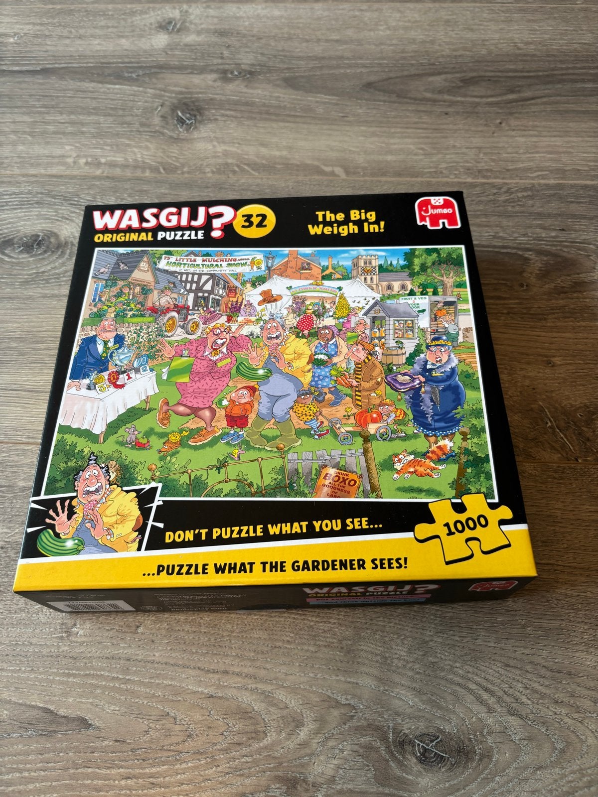 Wasgij? Original Puzzel 32 - The Big Weigh In! 1000 stukjes, Ophalen of Verzenden, 500 t/m 1500 stukjes, Zo goed als nieuw, Legpuzzel
