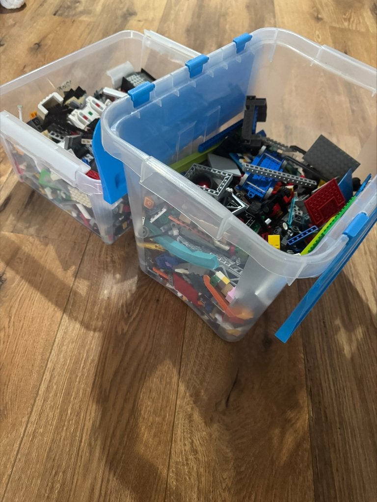 2 bakken lego's, Ophalen, Zo goed als nieuw, Jongen