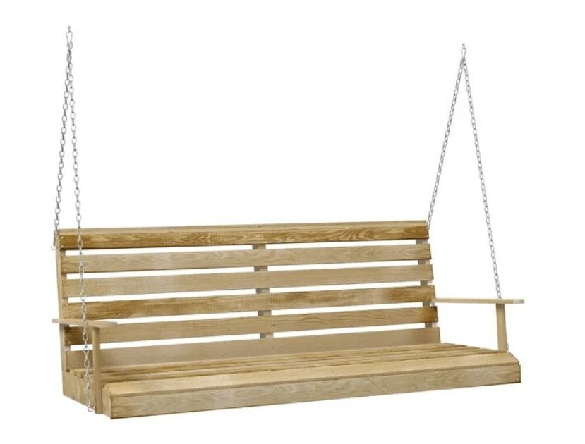 Schommelbank 155 x 65 x 60 geïmpregneerd grenenhout \nieuw/, Tuin en Terras, Ophalen, Nieuw, Hout, Schommelbank