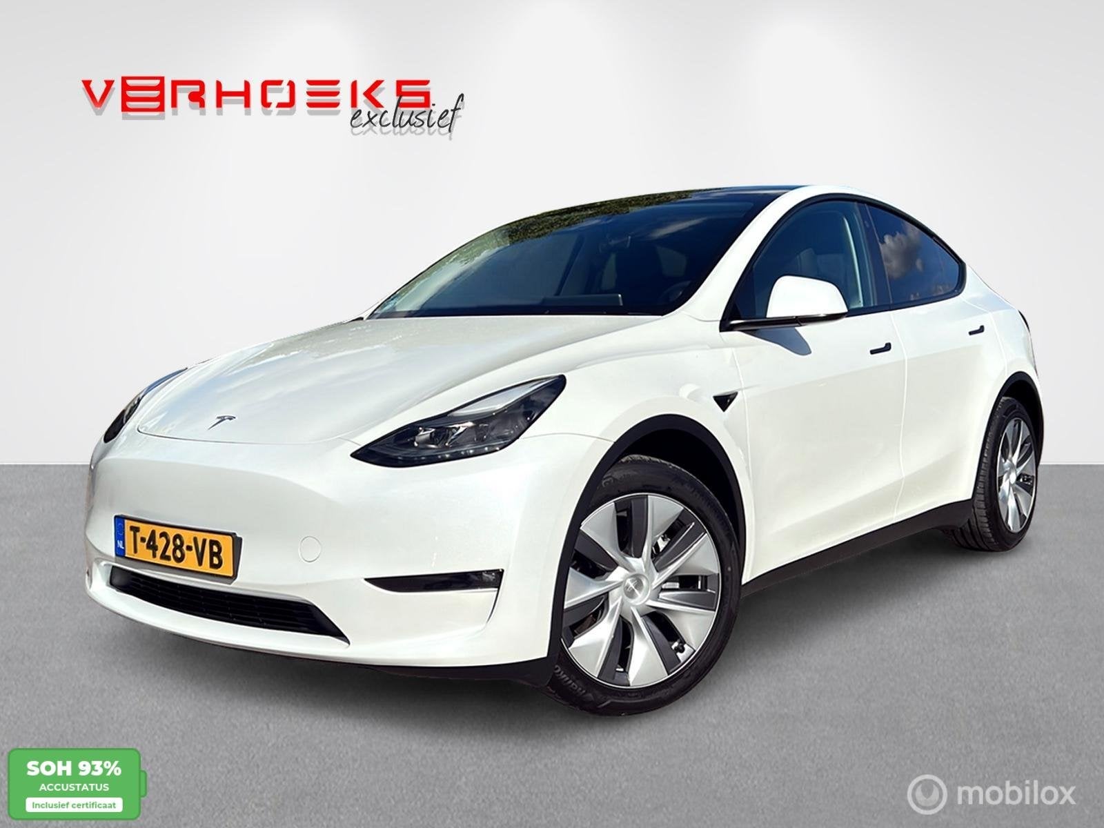 Tesla Model Y Long Range Dual Motor / Trekhaak / BTW!, Dealer onderhouden, Gebruikt, Zwart, Wit