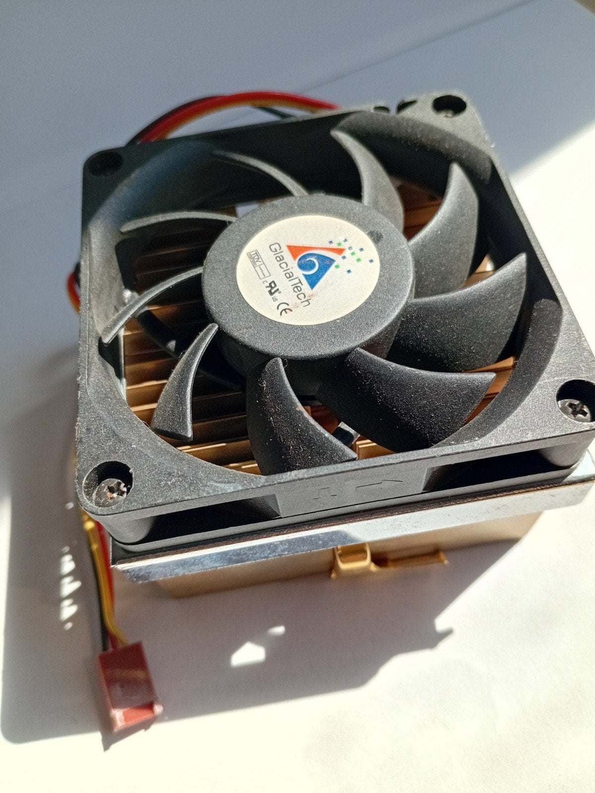 GlacialTech CPU Koeler - Luchtkoeling, Computers en Software, Ophalen of Verzenden, Gebruikt, Luchtkoeling