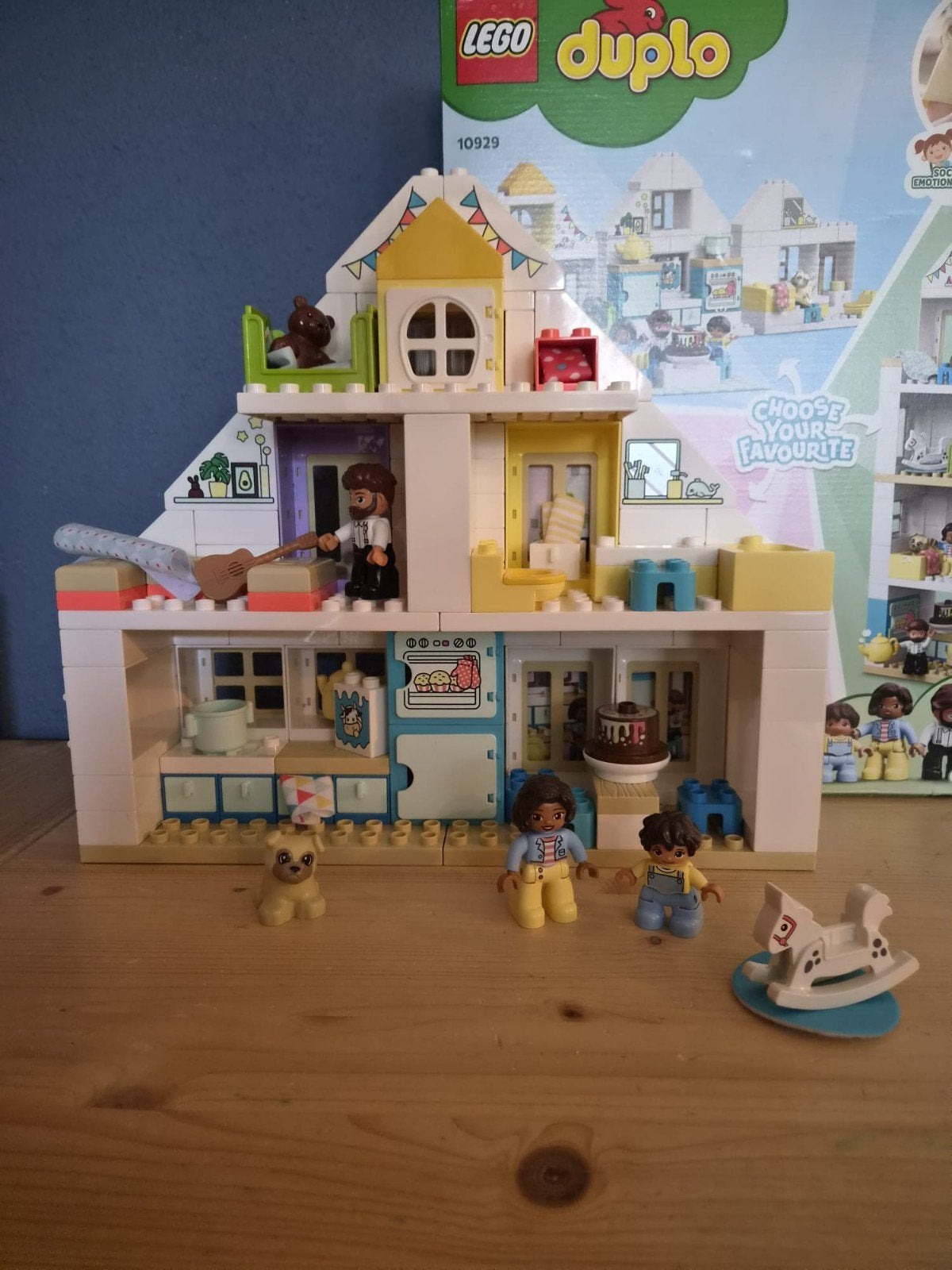 Lego Duplo 10929 - modulair speelhuis met doos en boekje, Ophalen, Inclusief instructies, Zo goed als nieuw, Duplo