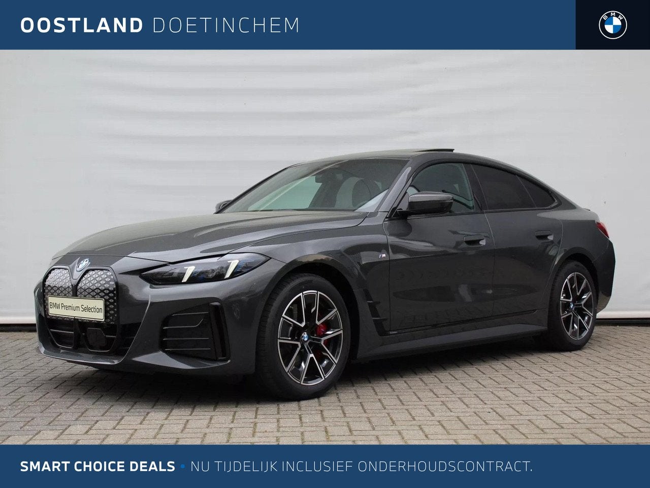BMW i4 xDrive40 M Sport / Schuif-kanteldak / Trekhaak / Adap, Auto's, Dealer onderhouden, Met garantie (alle), Vierwielaandrijving