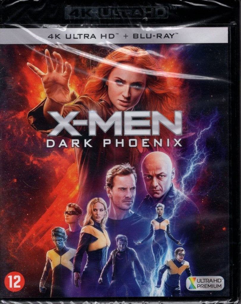 X-Men Dark Phoenix - 4K + Blu-ray (2019) - NL uitgave, Engels, Verzenden, Nederlands, Zo goed als nieuw
