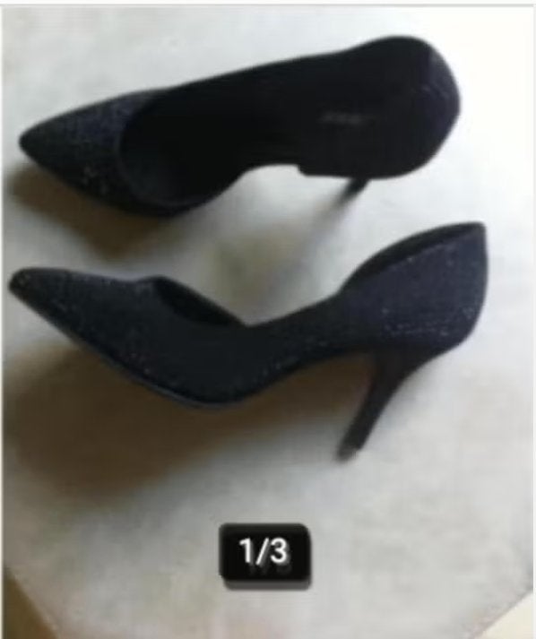 Dames pumps sjeik zwart mt 38 graceland hakhoogte 9cm, Pumps, Zwart, Ophalen of Verzenden, Zo goed als nieuw