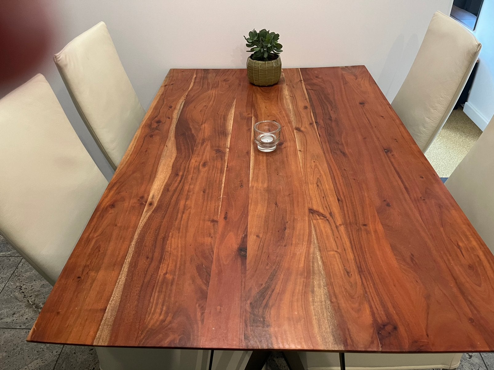 Tafel en stoelen, Ophalen, 200 cm of meer, 50 tot 100 cm, Zo goed als nieuw