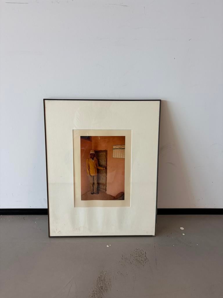 Ingelijste foto afrikaanse man, Ophalen of Verzenden