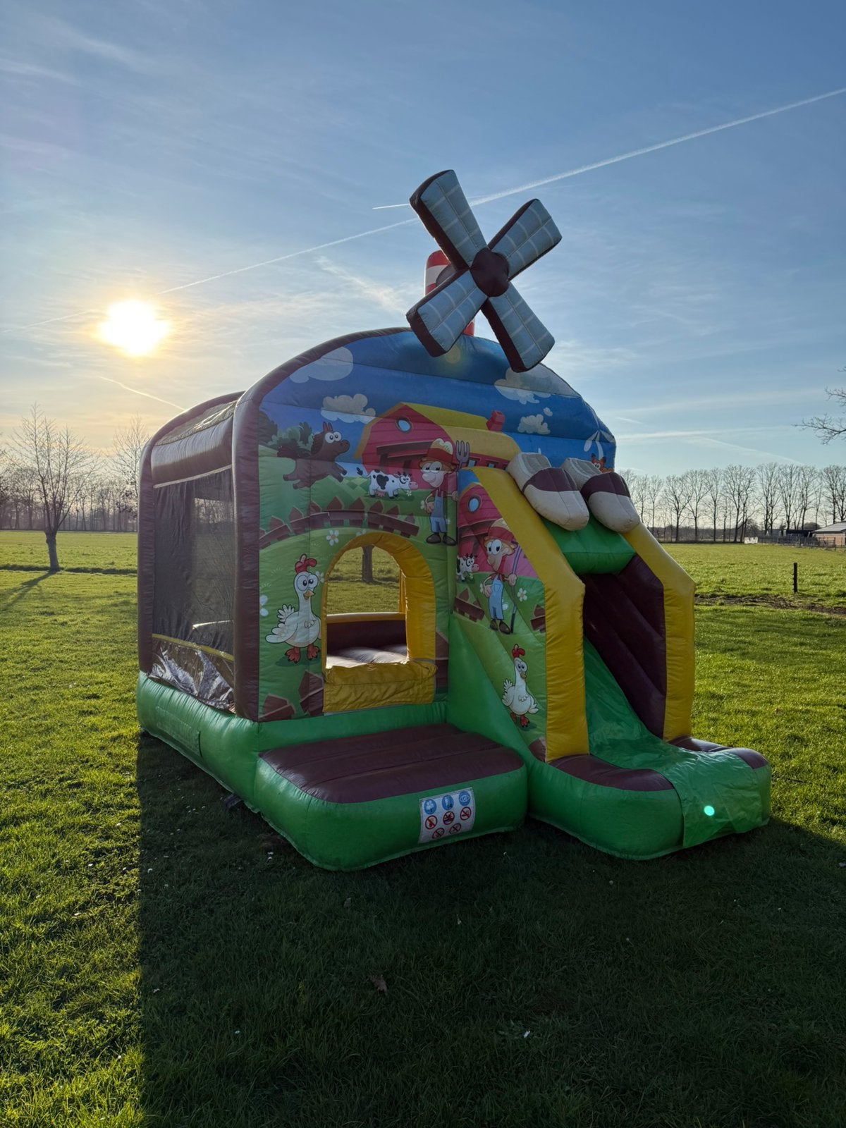 Springkussen boerderij te huur, Ophalen, Zo goed als nieuw, Overige