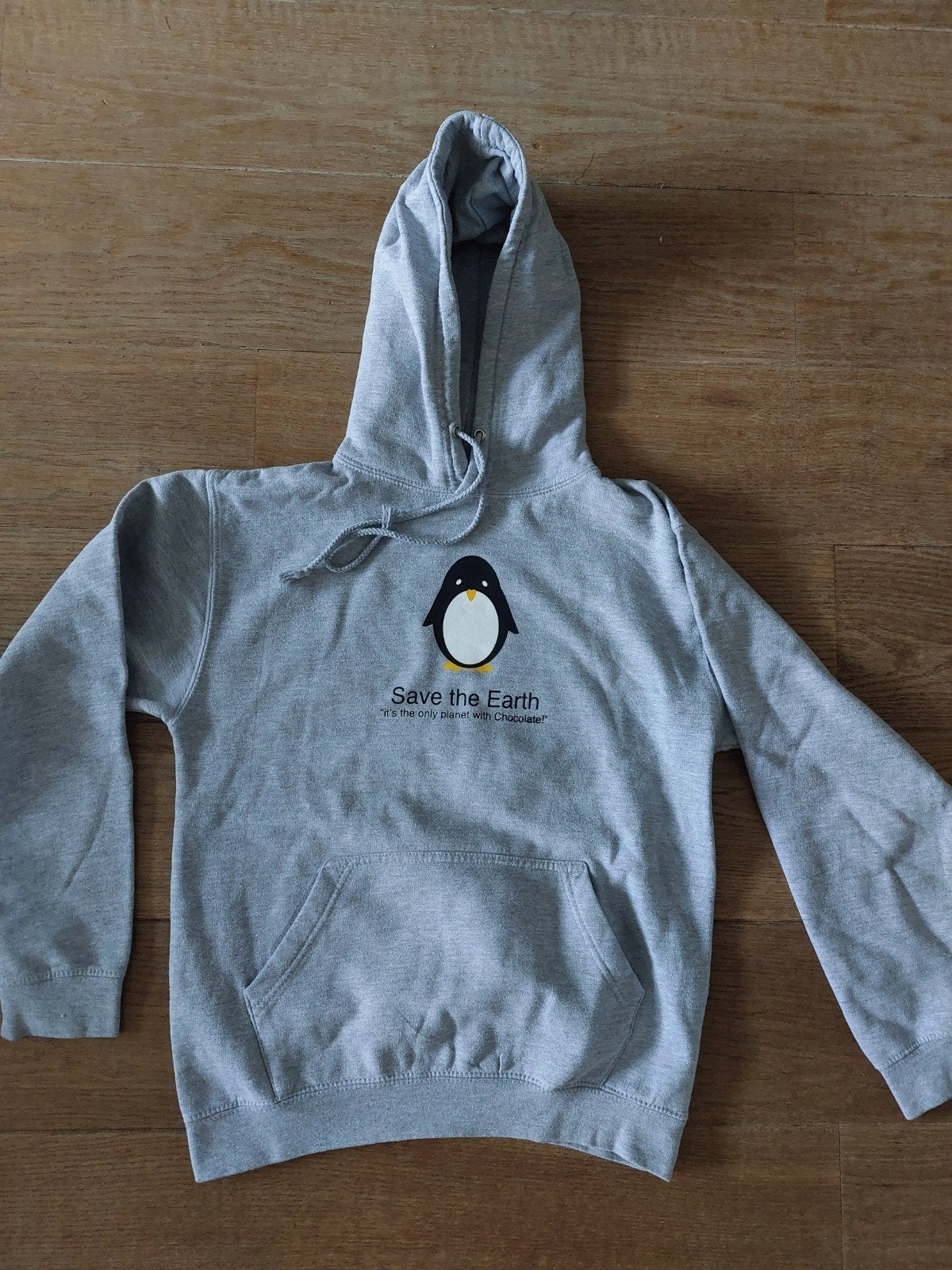 Gedragen Hoody met 'Save the Earth' print, Ophalen of Verzenden, Meisje, Trui of Vest