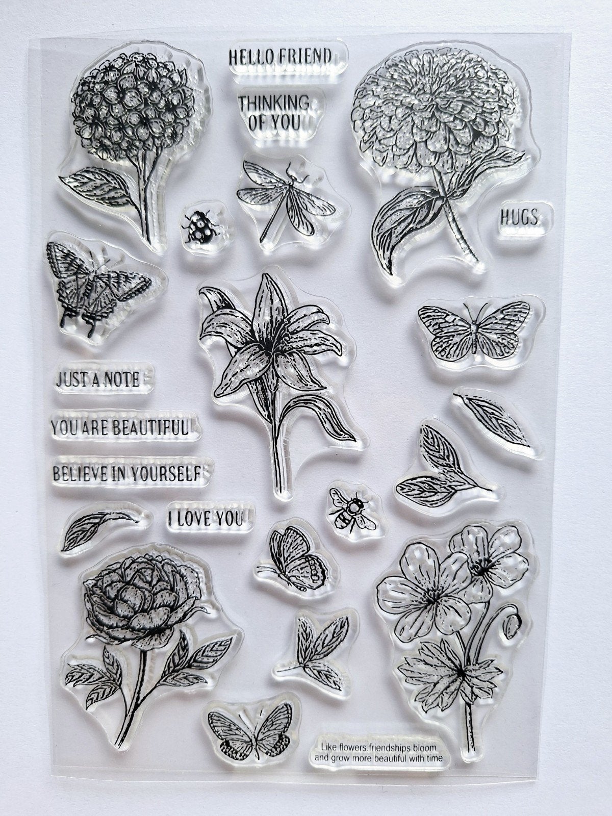 STEMPEL Bloemen *NIEUW*, Hobby en Vrije tijd, Stempelen, Ophalen of Verzenden, Nieuw, Clearstamp