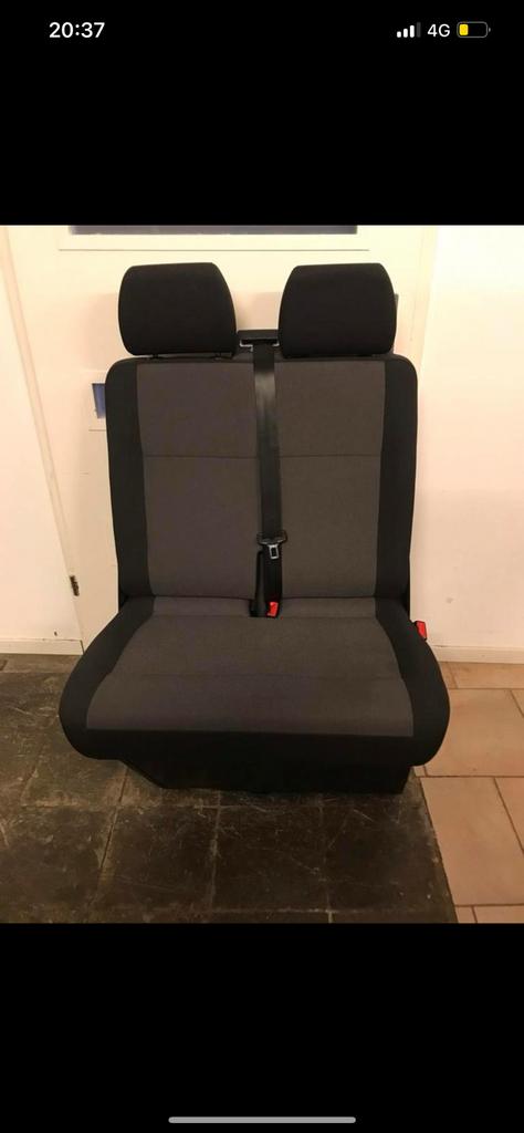 Vw Transporter T5 T6 Bijrijdersbank Austin Zwart Bank Zetel, Ophalen, Austin