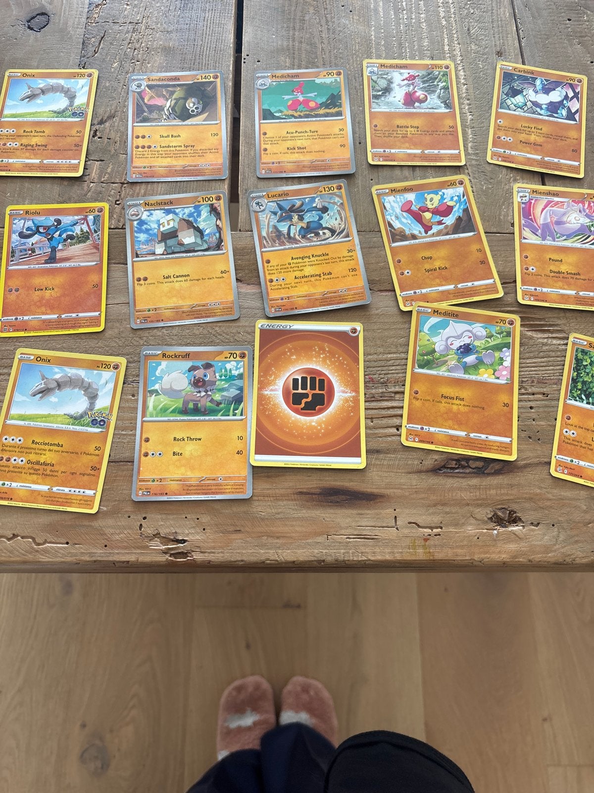 Pokémon set van 18 kaarten - Diverse karakters, Ophalen of Verzenden, Gebruikt, Meerdere kaarten