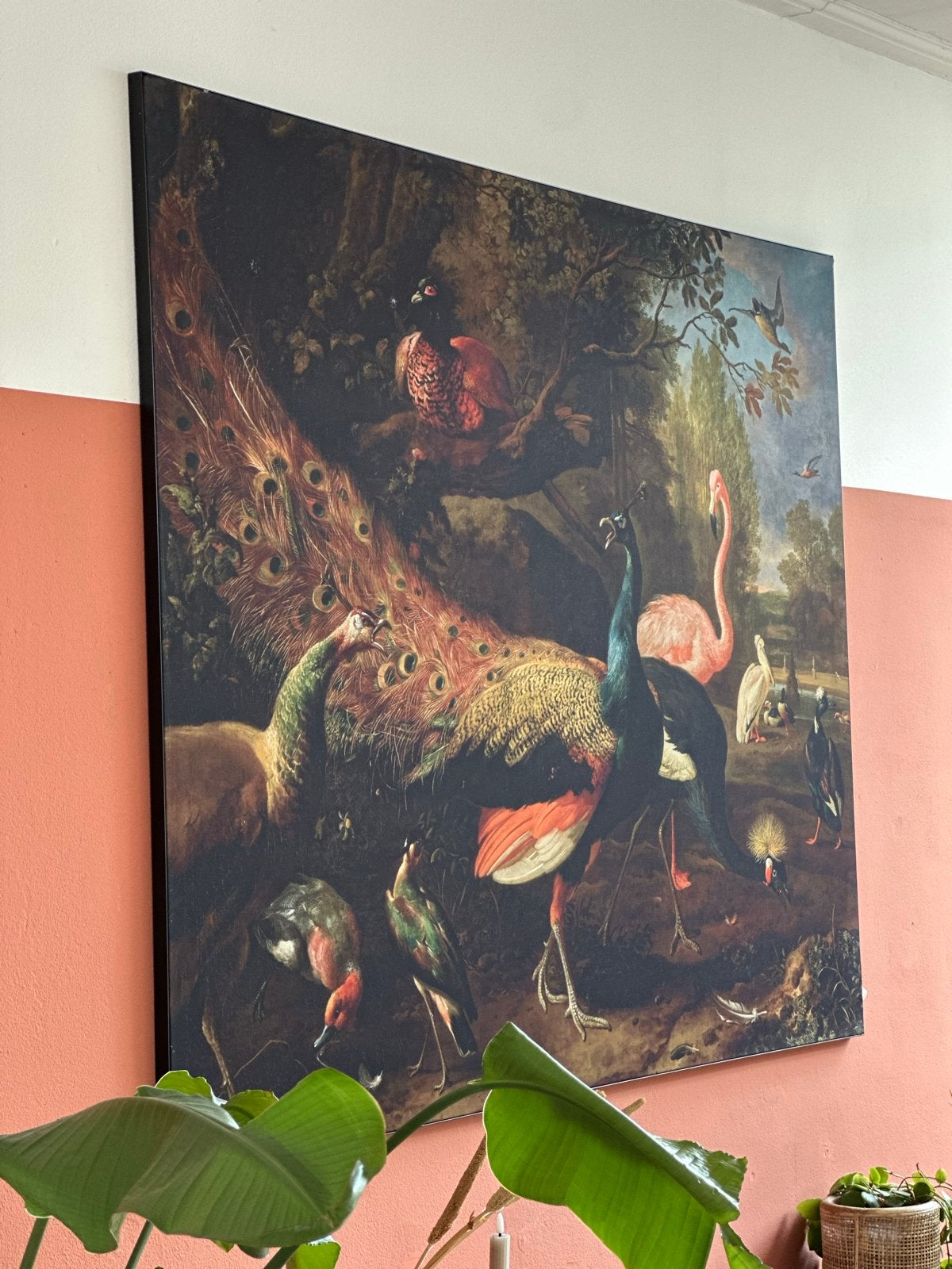 Schilderij - frame met peesdoek, Ophalen, Zo goed als nieuw, Schilderij, 75 tot 100 cm