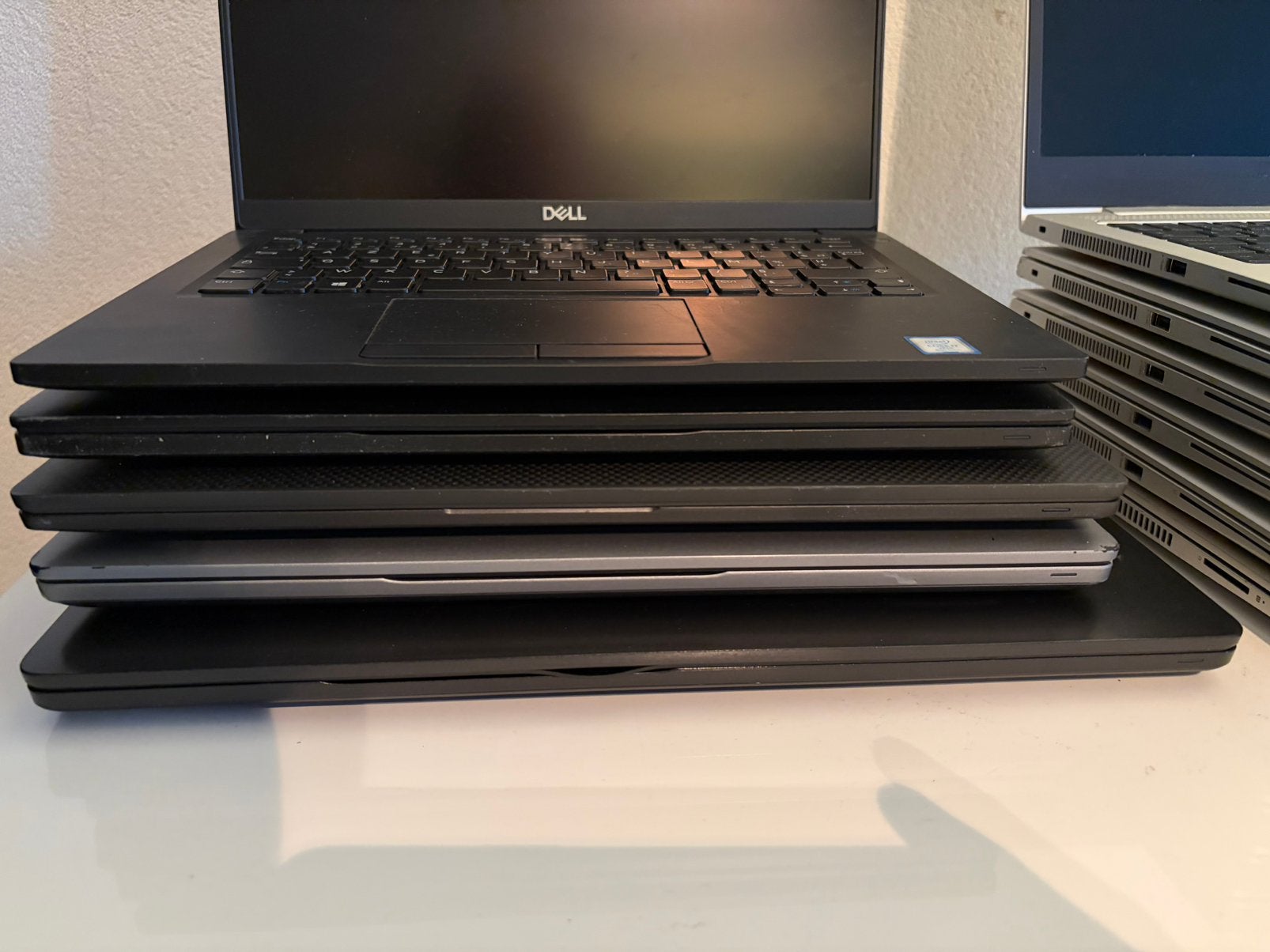 Partij 5x DELL AZERTY Laptops Core i5 i7 - 8e gen + SSD, Ophalen, Gebruikt, 8 GB, 14 inch
