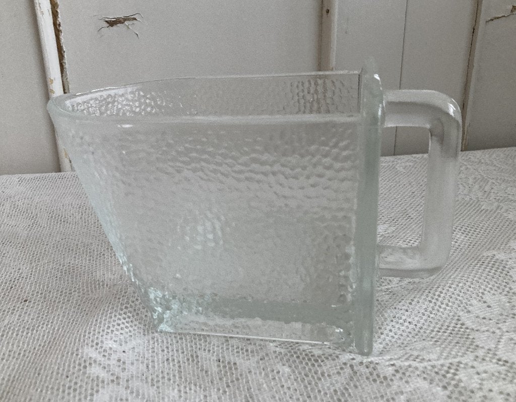 Brocante glazen bak - la voor oud kruidenrek - kruidenkast, Ophalen of Verzenden
